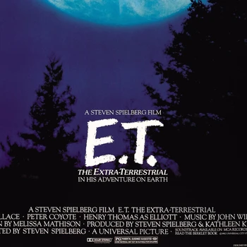 E. T. Extra-Terrestrial UFO filmový plagát umelecké reprodukcie , filmy Plagát ET plátno na maľovanie na stenu obrázok art decor