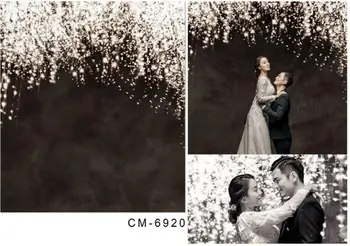 ŽIVOT MAGIC BOX Bezšvíkové Umývateľný Black Sparkle Pozadie svadobné foto pozadia Prípade Strany Pozadí