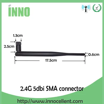 2.4 GHz, 5dBi Anténa Bezdrôtového SMA-Muž pre Karty PCI USB Wifi Booster + 21 cm SMA Konektor na ufl./ IPX 1.13 Pigtail Kábel