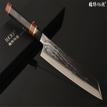 Sashimi nôž na Krájanie Losos Saje z nehrdzavejúcej ocele nôž kuchynský Damasku kuchynských nožov Japonské sushi nôž Kuchynský 2.1.1