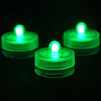 12pcs*Super jasné LED ponorné vodotesné mini LED čaj svetlo sviečky svetlá pre pletie party dekorácie, vázy svetlo