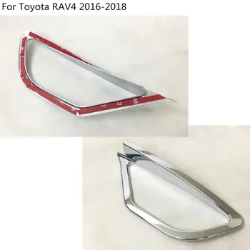 Auto kryt ABS Chrome lampa zadné ostrohové hmlové Svetlo Výbava rám telo stick Pre toyota RAV4 2016 2017 2018