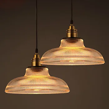 Sklo Edison Retro Vintage Prívesok Svetlá, Svietidlá, Domáce Obývacia Izba, Podkrovie Priemyselné Osvetlenie, Rustikálny Vintage Lampa LED Lamparas