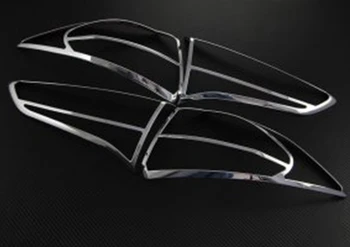 Auto Príslušenstvo Pre Hyundai Tucson 2016 2017 Exteriéru ABS, chrómové Spätné Čítanie Rám Orezania zadné svetlo Zahŕňa Chránič Stiler 4Pcs