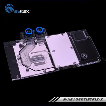 Bykski N-AS1080TI STRIX-X Úplné Pokrytie Grafická Karta WaterCooling Blok pre Asus ROG STRIX GTX1080Ti/1080/1070/1060 Drak GTX1070