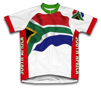 Južná Afrika Cyklistický Dres na Bicykel Cyklistické oblečenie šport mužov Bicykli Krátky Rukáv Požičovňa Topy, Košele ropa ciclismo