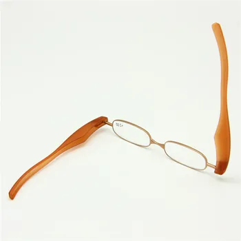 Veľká Veľkosť PODREADER +1,0 až +3.0 Okuliare na Čítanie, Mini Skladacie Vrecko Reader, 360 Twist Ďalekozrakosť Okuliare, Presbyopia Okuliare