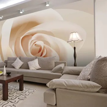 Vlastné Akejkoľvek Veľkosti 3D nástennú maľbu Foto Tapety Rose Flower Decor Spálne, Obývacia Izba, Nástenné Maľby, Tapety Abstraktných De Parede 3D