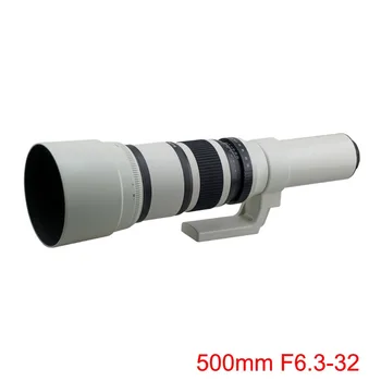 500mm f/6.3 Teleobjektív Pevný Objektív + Zadarmo T2 Mount Adaptér pre Canon, Nikon, Sony Olympus Pentax DSLR Fotoaparát