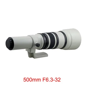 500mm f/6.3 Teleobjektív Pevný Objektív + Zadarmo T2 Mount Adaptér pre Canon, Nikon, Sony Olympus Pentax DSLR Fotoaparát