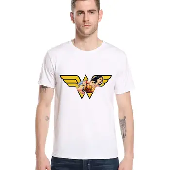 Nový príchod Wonder Woman Super hrdina Tlače letné Módy Cool Dizajn, Nový Štýl T-shirt Tvorivé Vytlačené Top Unisex Tričko L1-F13