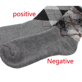5 Párov 2017 Zimné Zahusťovanie pánske Bavlnené Ponožky Teplé Diamond Klasické Oddiel Kompresné Ponožky Mužov Veľkosť 38-44