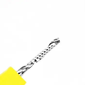 1pc 3.175 mm Jedného Flauta Bit Karbidu Rytie Rezačky Dreva Rezné Nástroje Kotúč pre Rezanie Frézovanie MDF akryl PVC