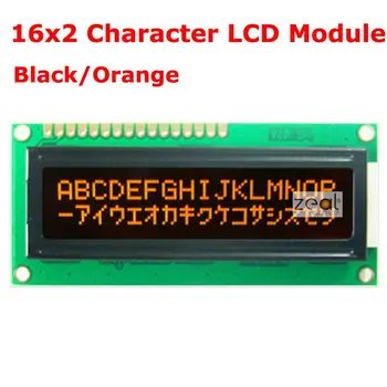 16x2 1602 16*2 Znakov LCD Modul Black Background Orange Znaky SPLC780D Doprava Zadarmo Zadarmo Sledovania