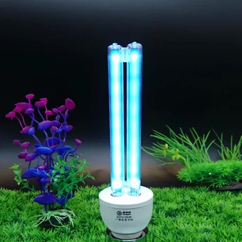 Čistička vzduchu Generátor Ozónu Quartz UV Baktericídny Kompaktný CFL Lampa Clean & Sanitizer tým Eliminovať & zabiť Bakteriálny Vírus Roztočov