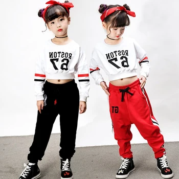 Nové Módne Obliekajú-baring Pop Jazz Hiphop Vyhovovali Hip Hop Tanečné Oblečenie Tanečné Kostýmy pre Deti detský Chlapci, Dievčatá, Ženy, Muži