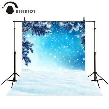 Allenjoy fotografie pozadie veselé vianoce zime sneh lesk pozadí photo studio nový dizajn fotoaparátu fotografica