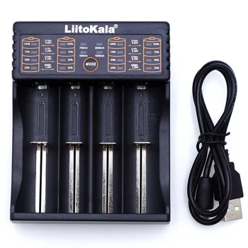Liitokala Lii-202 lii-402 Lii-100 nabíjačku môžete nabiť 1.2 V, 3,7 V, AA / AAA 26650 18650 16340 lítium-iónová batéria inteligentné nabíjačky