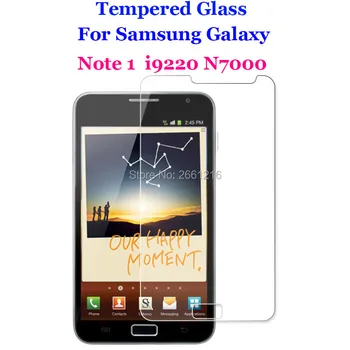 Poznámka 1 Tvrdeného Skla 9H 2.5 D Premium Screen Protector Fólia Pre Samsung Galaxy Note 1 I i9220 N7000 i9228 i717 5.3