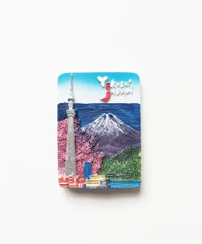 Nový Príchod 3D Ručne maľované Yokoso Nagoja Japonsko Chladnička Magnetom cestovného Ruchu Suvenírov Chladnička Magnetických Nálepiek Domáce Dekorácie