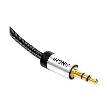 JINCHI audio kábel 3,5 mm audio kábel mužov a žien rozšírenie 24K zlatom crystal oka AUX car audio predlžovací kábel