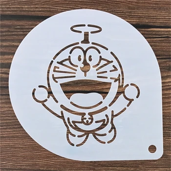 6 Palcový Komiksu, Anime Postavy Doraemon Dorami Tortu Vzorkovníka Plastové Podložky Formy Kvet Strew Toaletný Cupcake Fondant Formy Na Pečenie