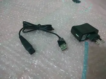 Zastrihávač konektor USB EÚ Nabíjací Adaptér britva poplatok za philips Elektrický Holiaci strojček hq8 RQ1250 RQ1280 RQ1290 RQ1060 S9900 S7310