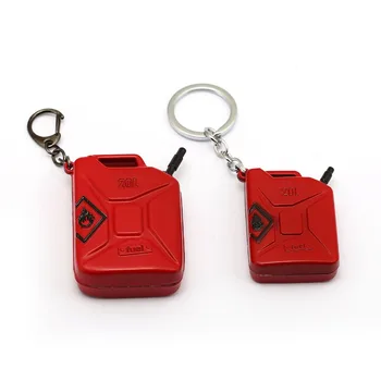 J Store Hra PUBG Barelov benzín model red keychain chaveiro pubg suvenír auto pre keyring keychain Hra accessorie