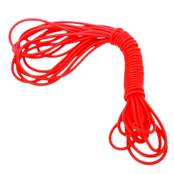Gohantee Červená 10M Prírodný Latex Gumené Trubice Elastica Bungee pre Lov Prak Katapult 2mmX5mm 2050 Šatka gumičky Rúry