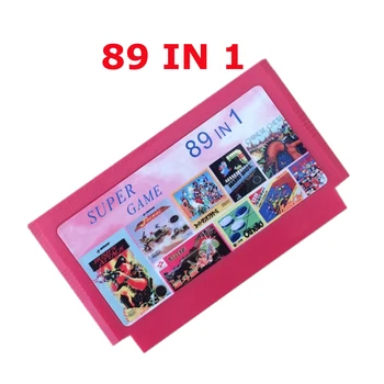 Hot predaj 8 bit hra kazety najlepší darček pre deti ---------- hra košíka 89 v 1