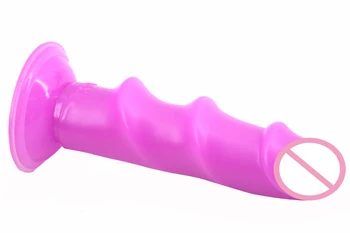 FAAK realistické dildo prísavky sexuálne hračky pre ženy rebrovaný vlna povrchu dospelých sex produkty análny masáž zadok plug fetish penis