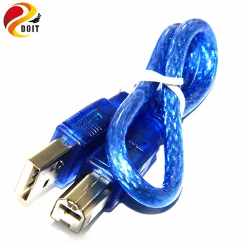 USB Light Blue Print linka pre Arduino Uno R3 Mega 2560 30 CM Diy RC Hračky Stavebnice Electroincs Rozvíjať