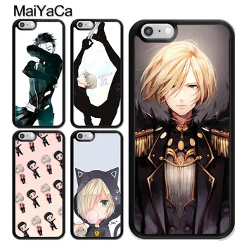 MaiYaCa Anime Jurij!!! Na Ľade Telefón Prípade Coque pre iPhone 7 8 Plus 5 5s SE 6 6 X 10 TPU Prípade Mäkkej Gumy Zadný Kryt Funda