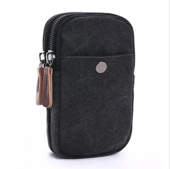 X-Online 032317 hot predaj unisex ženy muži malé plátno kabelku telefón taška