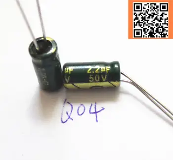 500pcs/veľa Q04 50 2.2 UF hliníkové elektrolytický kondenzátor veľkosť 5*11 2.2 UF 50