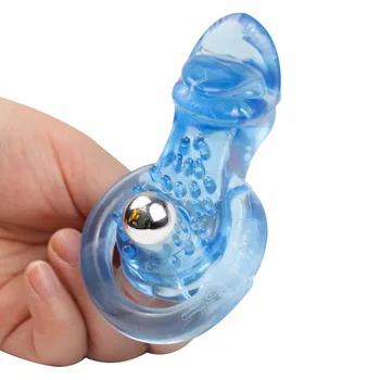ORISSI Dual Krúžok Jelly Vibračný Penis Krúžok na Penis Krúžky Sexuálne Hračky Mužského Pohlavia Produkty Oneskorenie Ejakulácie Klitoris Stimulátor Dospelých Hračka