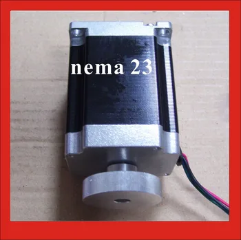 Dual Hriadeľ NEMA 23 Stepper Motor s ovládacím kolieskom 180 N. cm (250 oz-v) Tela 76 mm CNC Ručného NEMA 23 Stepper Moto CE, ROHS