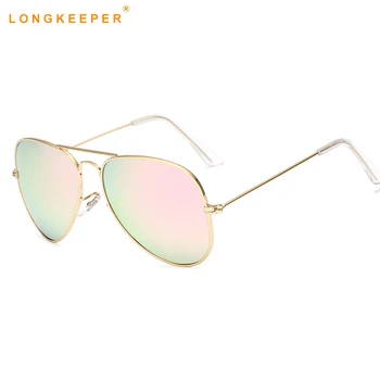 LongKeeper Mužov Luxusné Značky Polarizované Slnečné Okuliare Slnečné Okuliare Ženy 2018 Rose Gold Aginst Sunglases Lunette Femme Slnečné Okuliare
