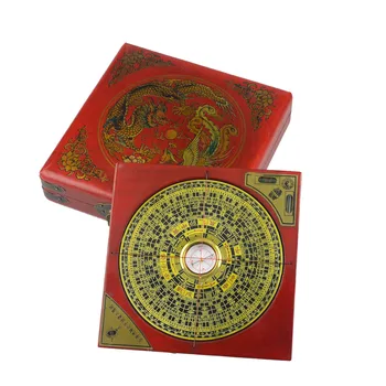 Čínske Feng Shui Dragon & Phoenix Kompas Luo Pan Nástroj H1022