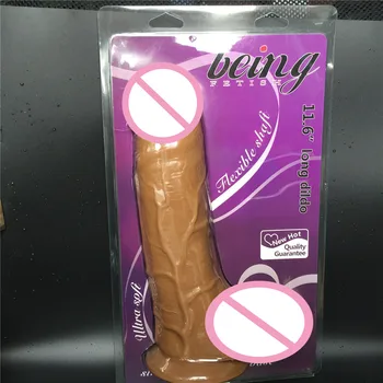 11.6 palce D: 6.8 cm Veľké Hračky Super obrovský Hrubé Dilda Pevná prísavka realistický Penis Dick pre Ženy Kôň Dildo sexuálnu hračku,