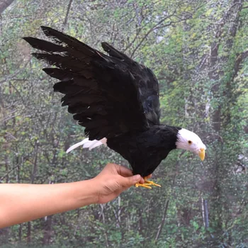 O 40x80cm simulácia orol vták model hračky ,plastové pena&perie šíri krídla orla model ,domáce dekorácie darček w5608