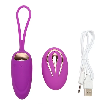IKOKY 12 Rýchlosti Vibračné Vajíčko USB Nabíjateľné Erotický Stimulátor Klitorisu Bezdrôtové Diaľkové Ovládanie Nepremokavé Sexuálne Hračky pre Ženy