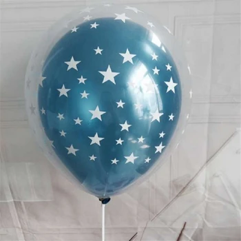 10pcs/veľa 12inch Jasné Hviezdy Romantický Pearl Latexový Balón Hélium Transparentné Vzduchu Ples Svadobné Dekorácie Narodeninovej Party Dodávky