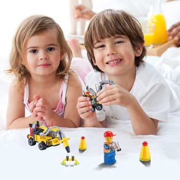 KAZI 6092 Inžinierstvo Stavebné Hračky Digger Bager Playmobile Bloky Tehly Kompatibilný Všetky Značky Brinquedos Darček