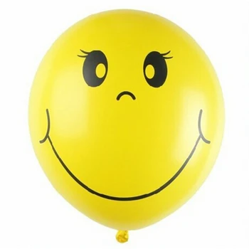 10pcs/veľa 12inch Žltého Smajlíka Latexové Balóny Happy Birthday Dekorácie Nafukovacie Ballon Svadobné Party Balónikov Deti Hračky