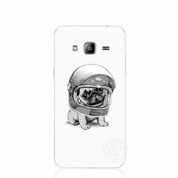 HAMEINUO Roztomilý Šteňa Pug Bunny Cat Princezná Mňau Buldog krytu telefón puzdro pre Samsung Galaxy J1 J2 J3 J5 J7 MINI ACE 2016