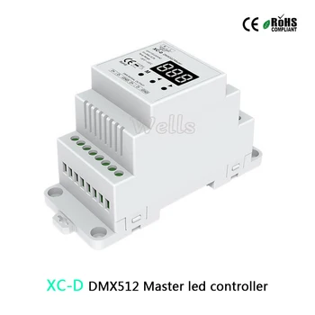 Multi-Pixel RGB/RGB+W/RGB+SCS radič;AC85-265V príkon;DMX512 výstupného signálu;Multi-function DMX512 Master controller