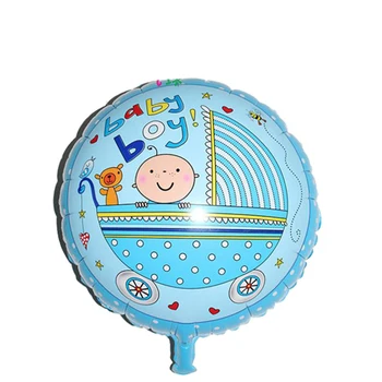 Šťastie 50pcs/veľa 18-palcové Dieťa Fóliový Balón Baby Sprcha Mylar Balóny Pre Novorodenca Narodeniny, Party Dekorácie Kočík Hélium Baloes