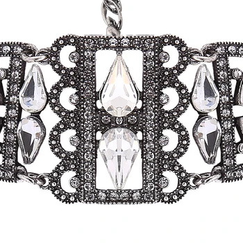 LZHLQ Retro Jednoduché Kamienkami Duté Geometrie Collares Choker Náhrdelník Nový Gotický Stylt Ženy Collier Femme Šperky