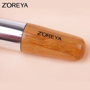 Zoreya Značky drevenou rukoväťou, make-up štetec vlnené vlákno profesionálny základ Krásy make-up Štetce nádherné Cosmet Nástroje Z66